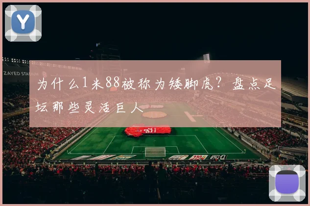 为什么1米88被称为矮脚虎?盘点足坛那些灵活巨人